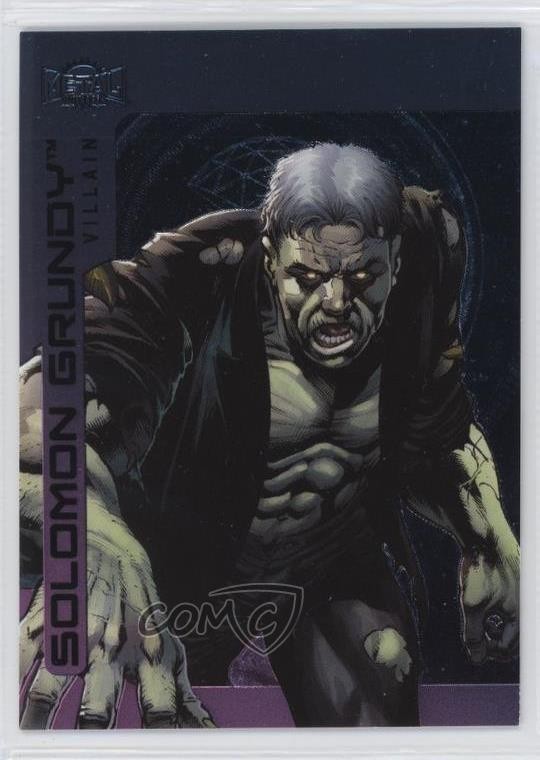 2025 Skybox Metal Universe Batman Harley Quinn FX 72/75 Solomon Grundy #178 f6d