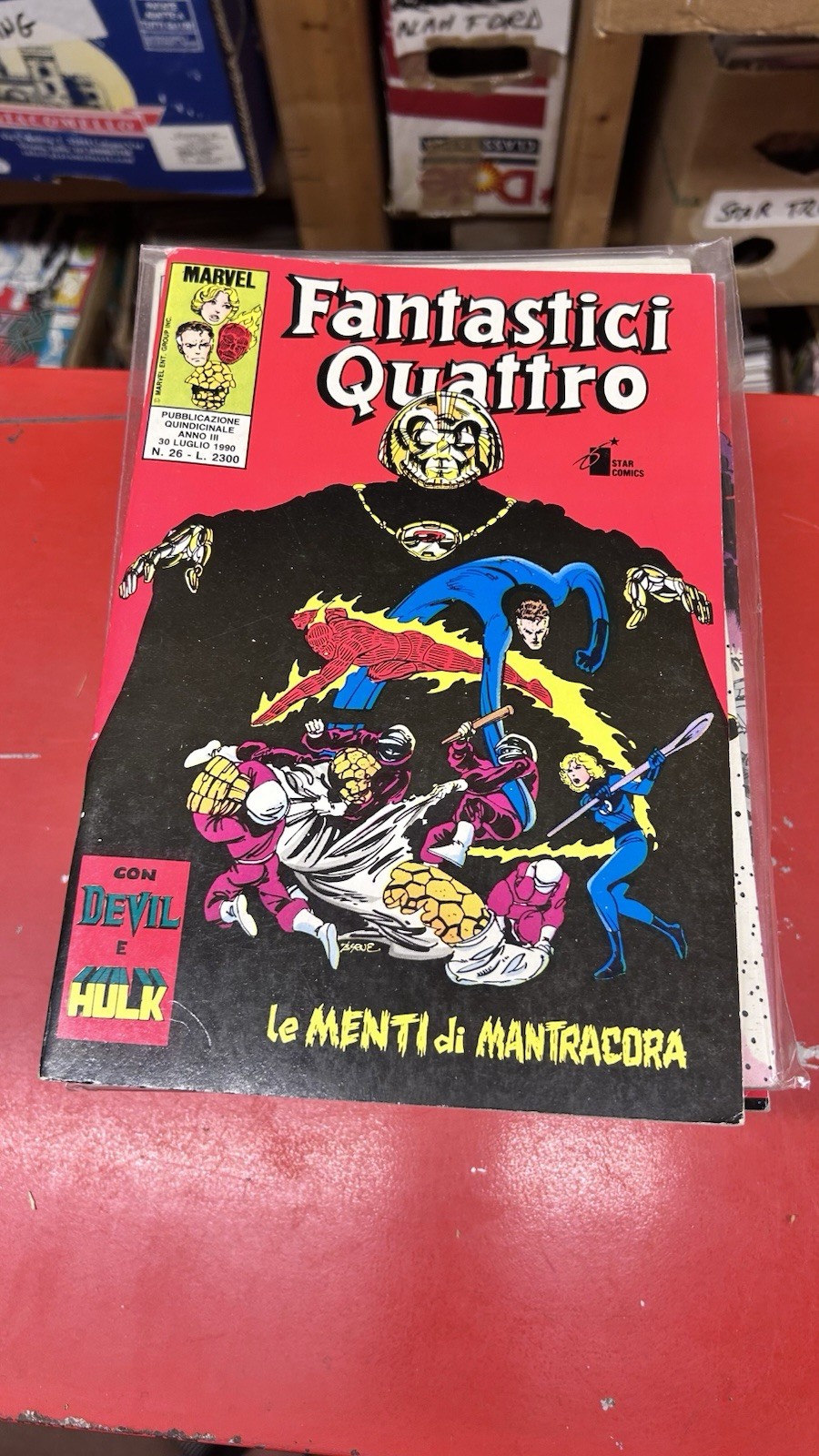 Star Comics Fantastici Quattro n.26 Le menti di Mantracora 1990 Marvel
