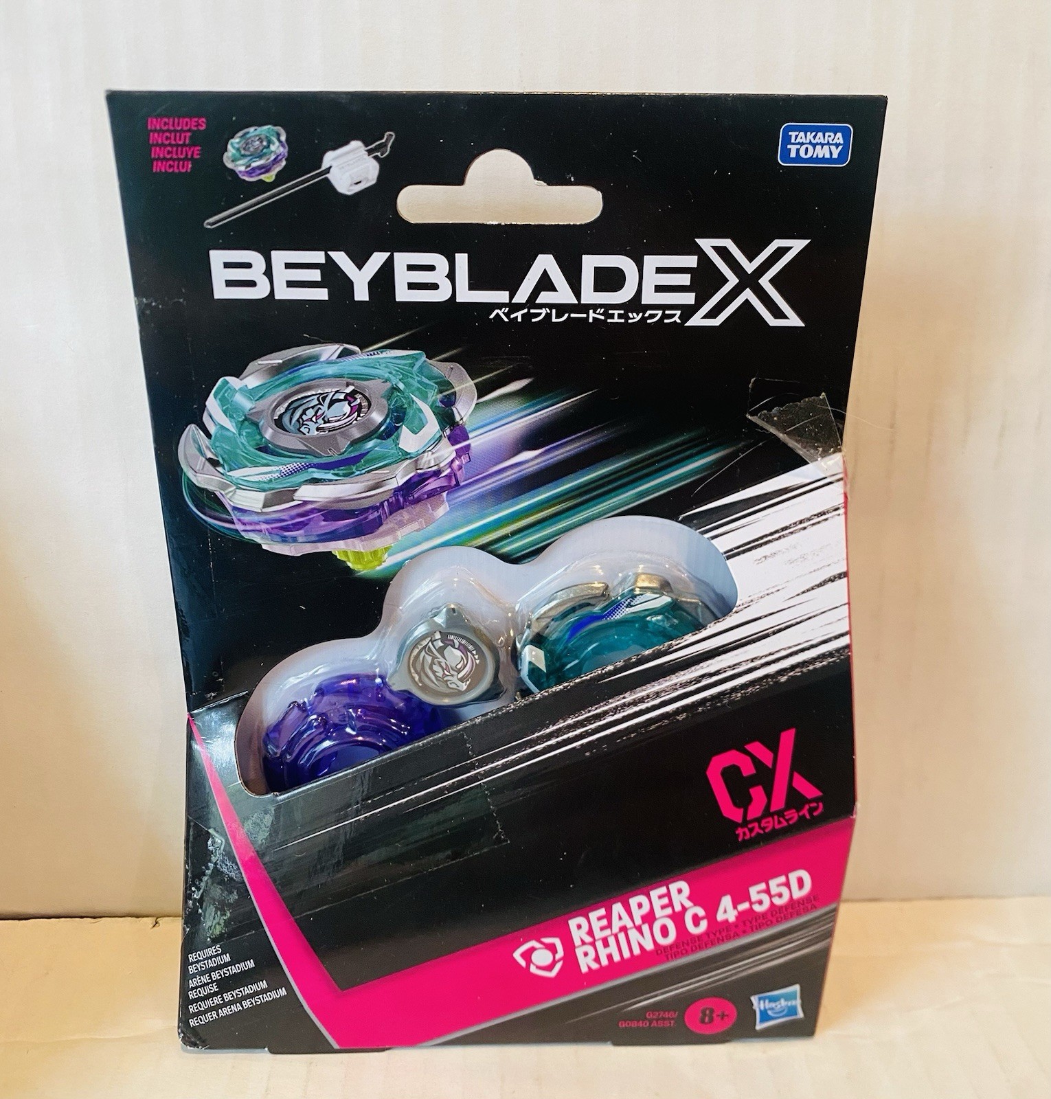 Beyblade X CX Reaper Rhino C 4-55D Defense Starter Pack Hasbro Sealed NEW