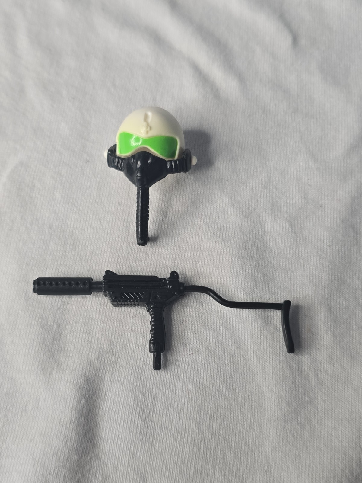 Hasbro Gi Joe 1992 3,75" Ace v2 Figurina Elmetto elicottero battaglia + Uzi 