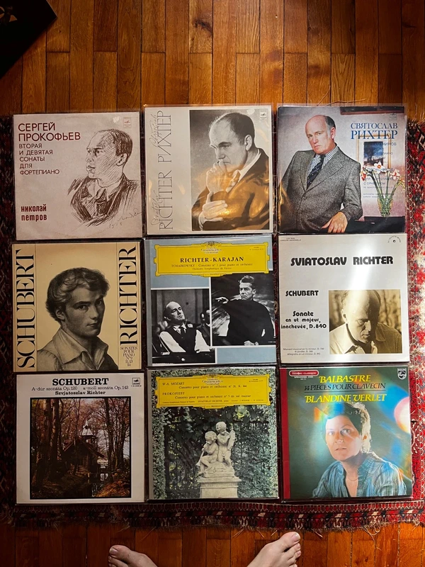 Lot de 9 LP Classique, Richter, Blandine Verlet