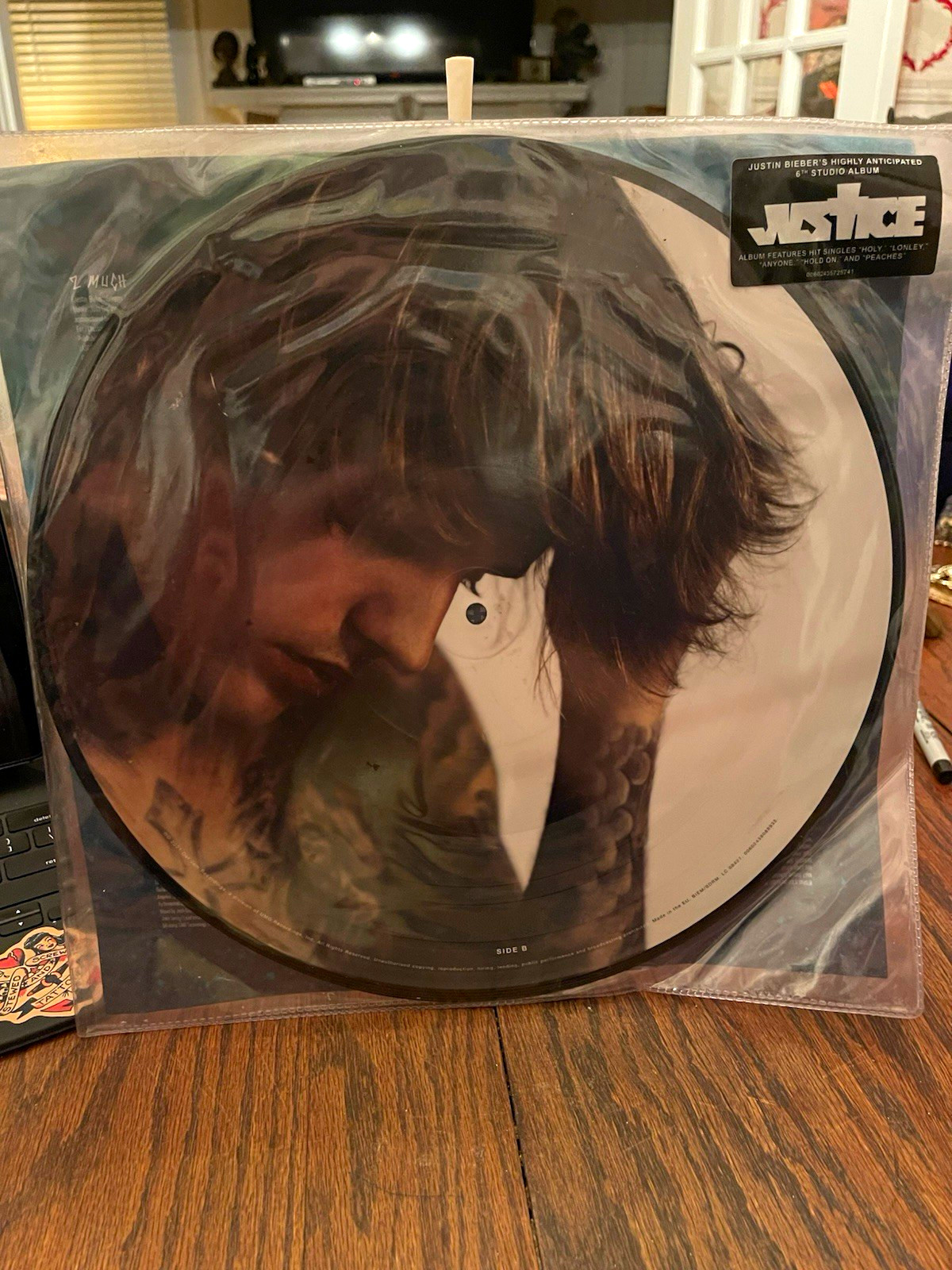 Justin Bieber Justice 12" Picture Disc Vinyl LP Def Jam 2021