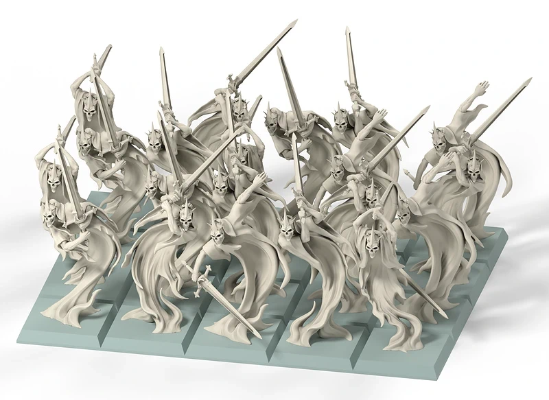 20 Guerreros Espectrales Espada a Dos Manos Beholder 32mm