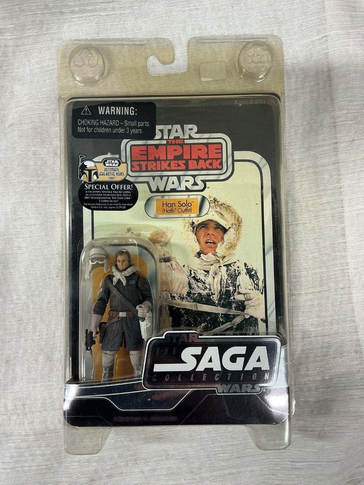 2007 Star Wars Saga Collection The Empire Strikes Back Han Solo Hoth Outfit
