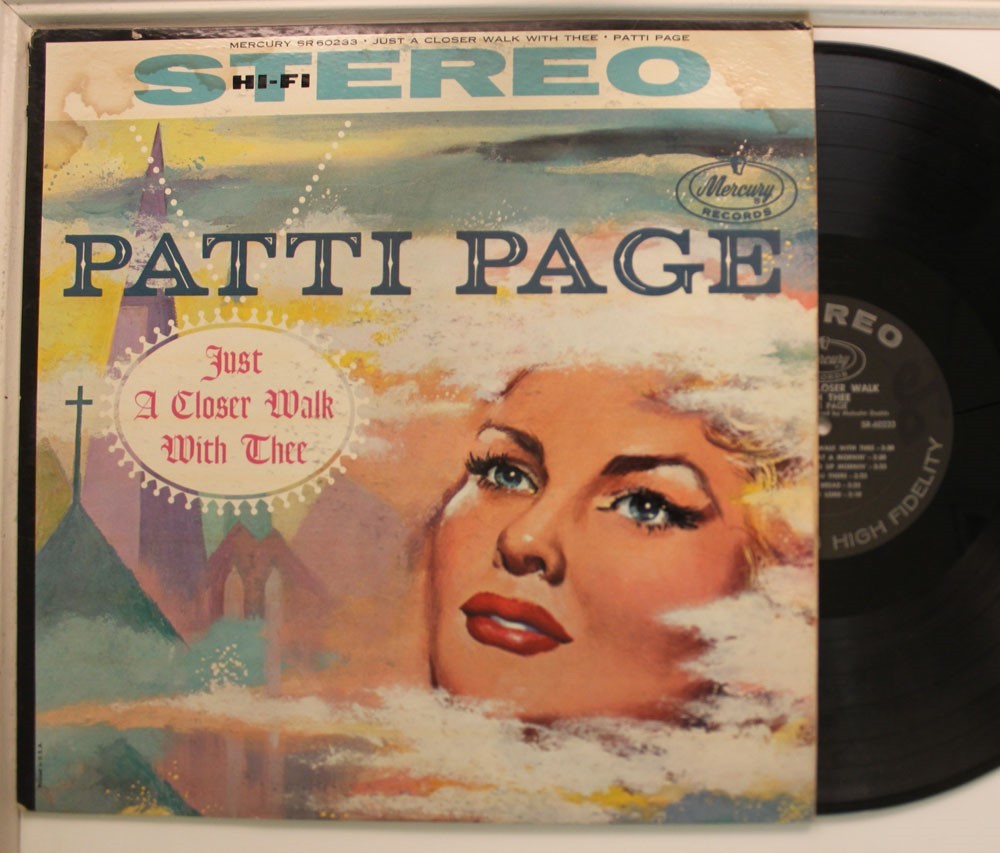 Patti Page LP Just A Closer Walk With Thee Su Mercury - VG+ A VG++/ VG+