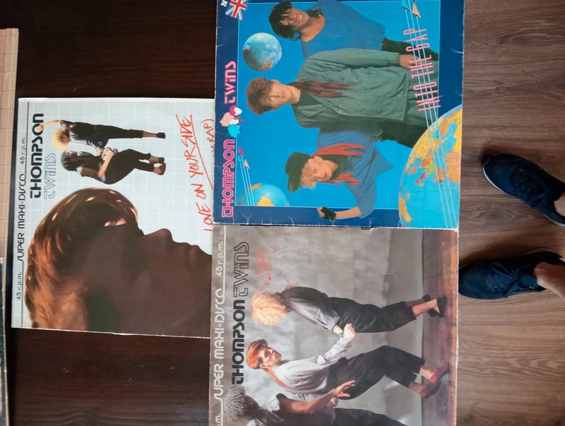 Lote de 3 vinilos Thomson twins