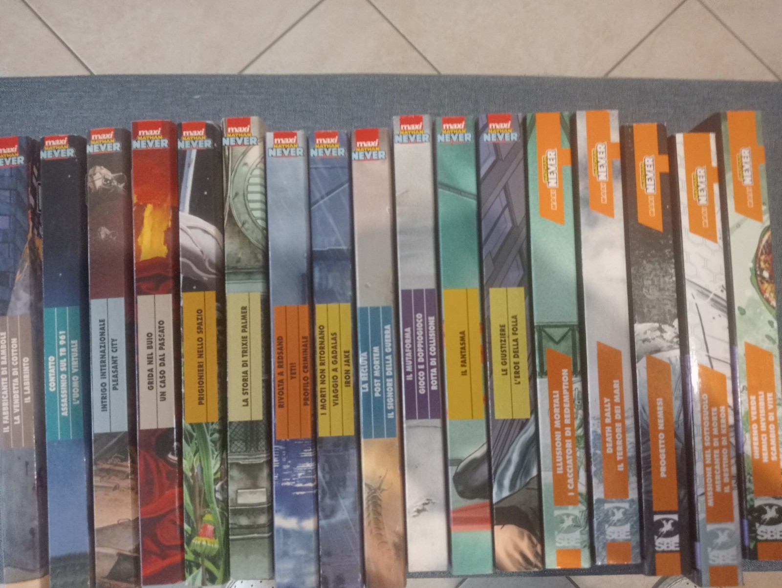 Maxi Nathan Never 1/17 Sequenza Completa  Bonelli 
