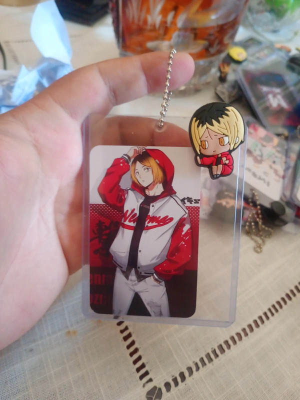 Portachiavi o segnalibro con carta haikyuu