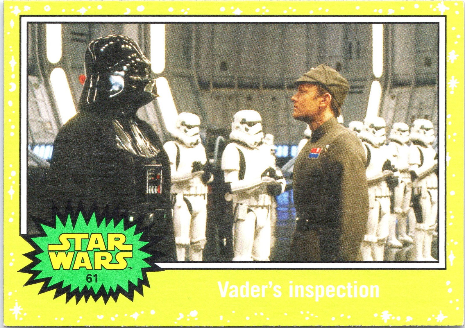 Vader's Inspection 2015 Topps Journey to Star Wars The Force Awakens #61