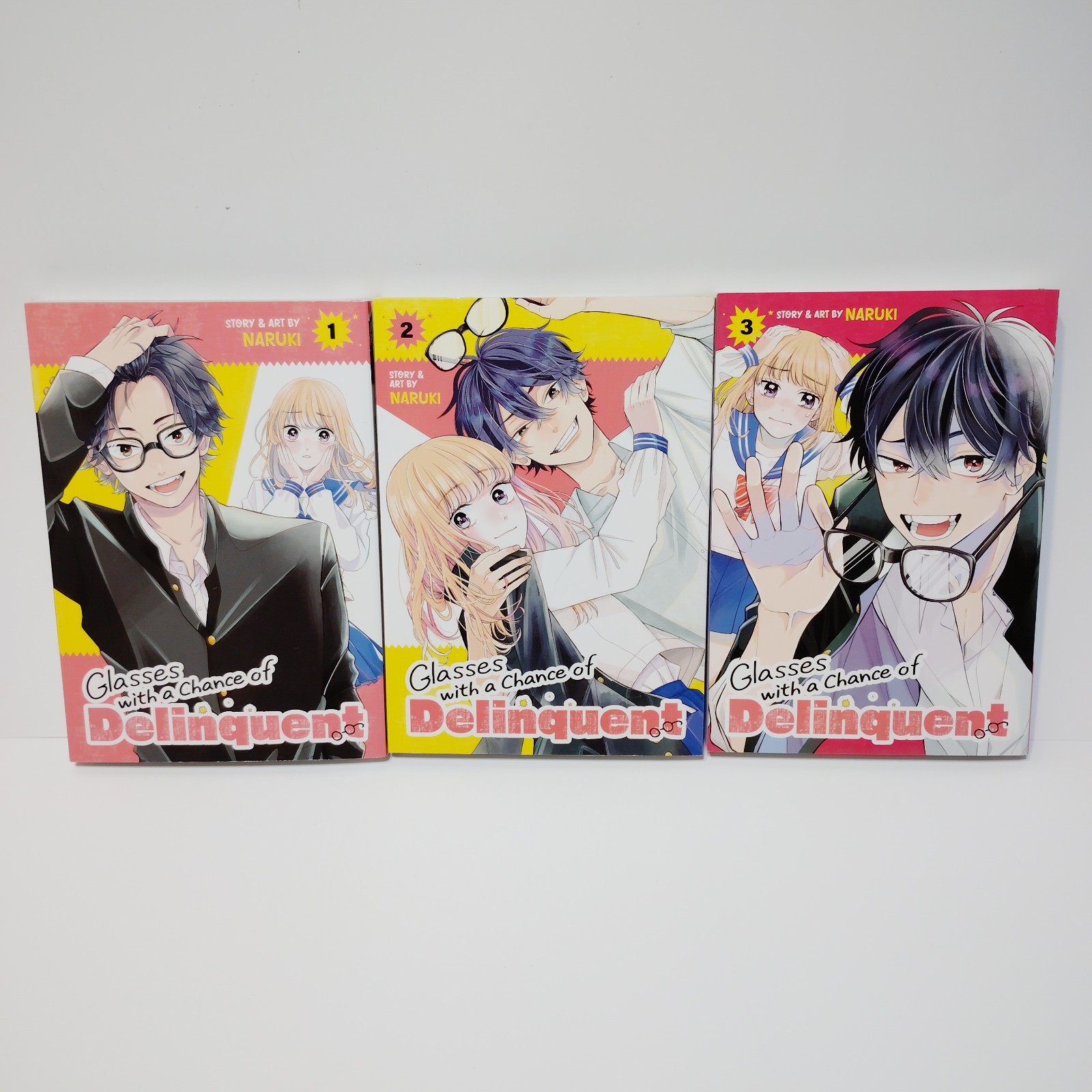 Occhiali con possibilità di delinquente manga vol 1-3 Seven Seas TP inglese Naruki