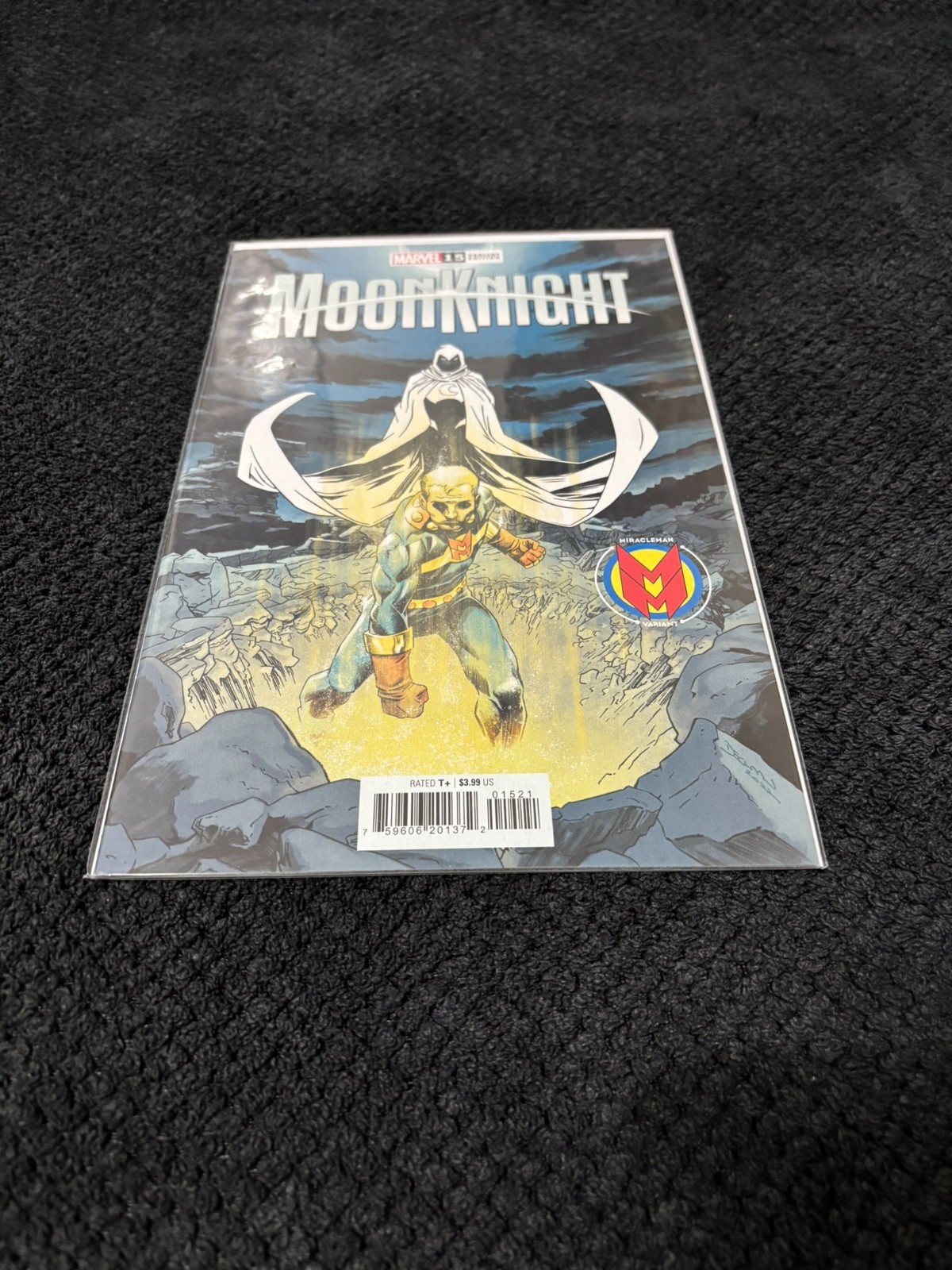 Moon Knight 15 Declan Shalvey Miracleman variante Marvel Comics 2023 MacKay quasi nuovo