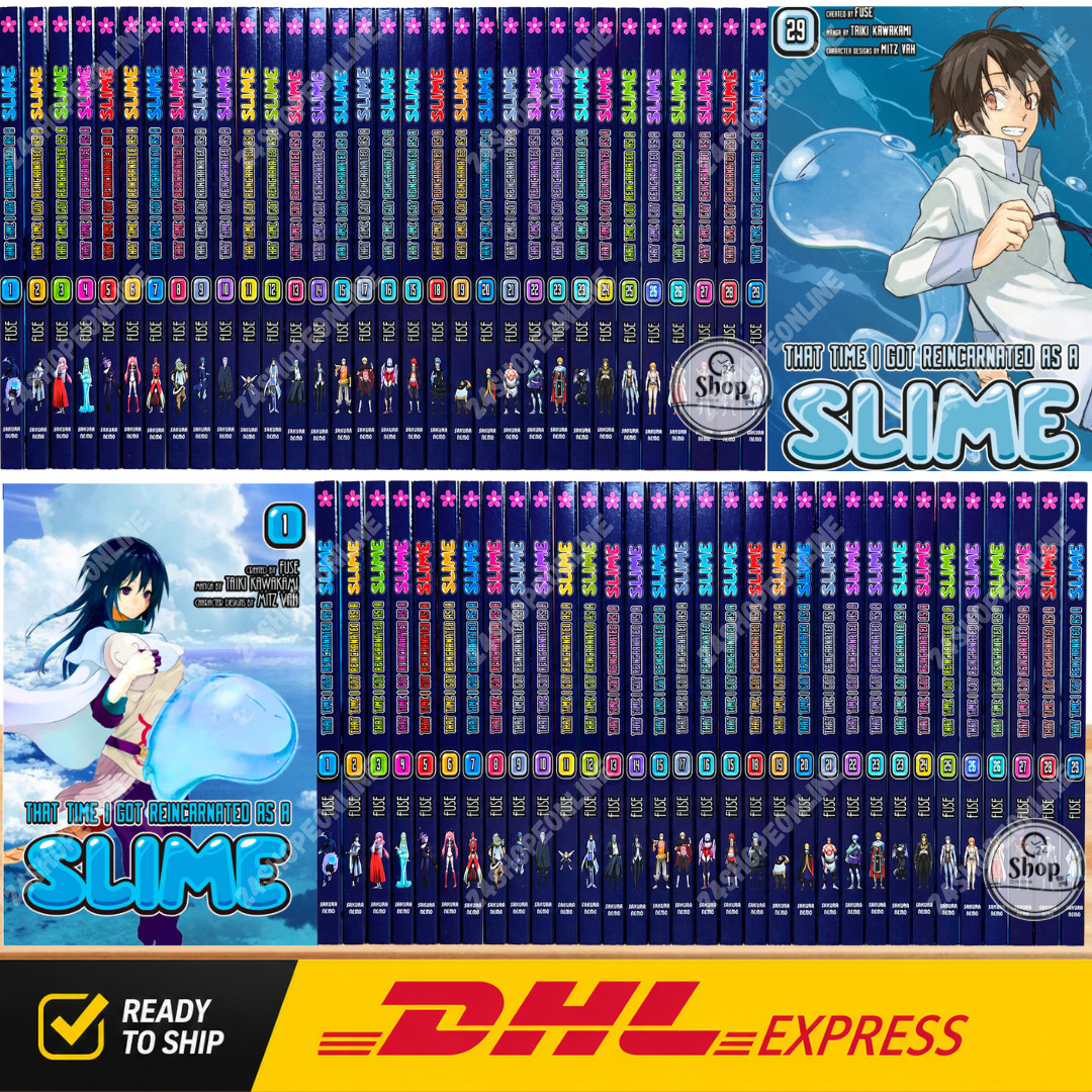 That Time I Got Reincarnated As A Slime Manga Vol.1-29 SET MEZZO/COMPLETO Inglese