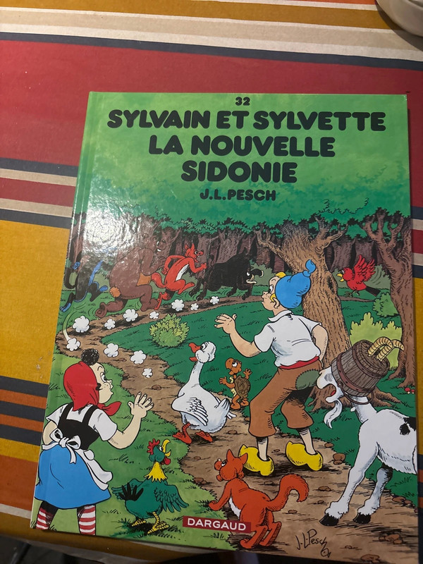 Lot de trois bd Sylvain et Sylvette