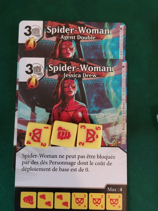 Dice Master Marvel Carte & Dés