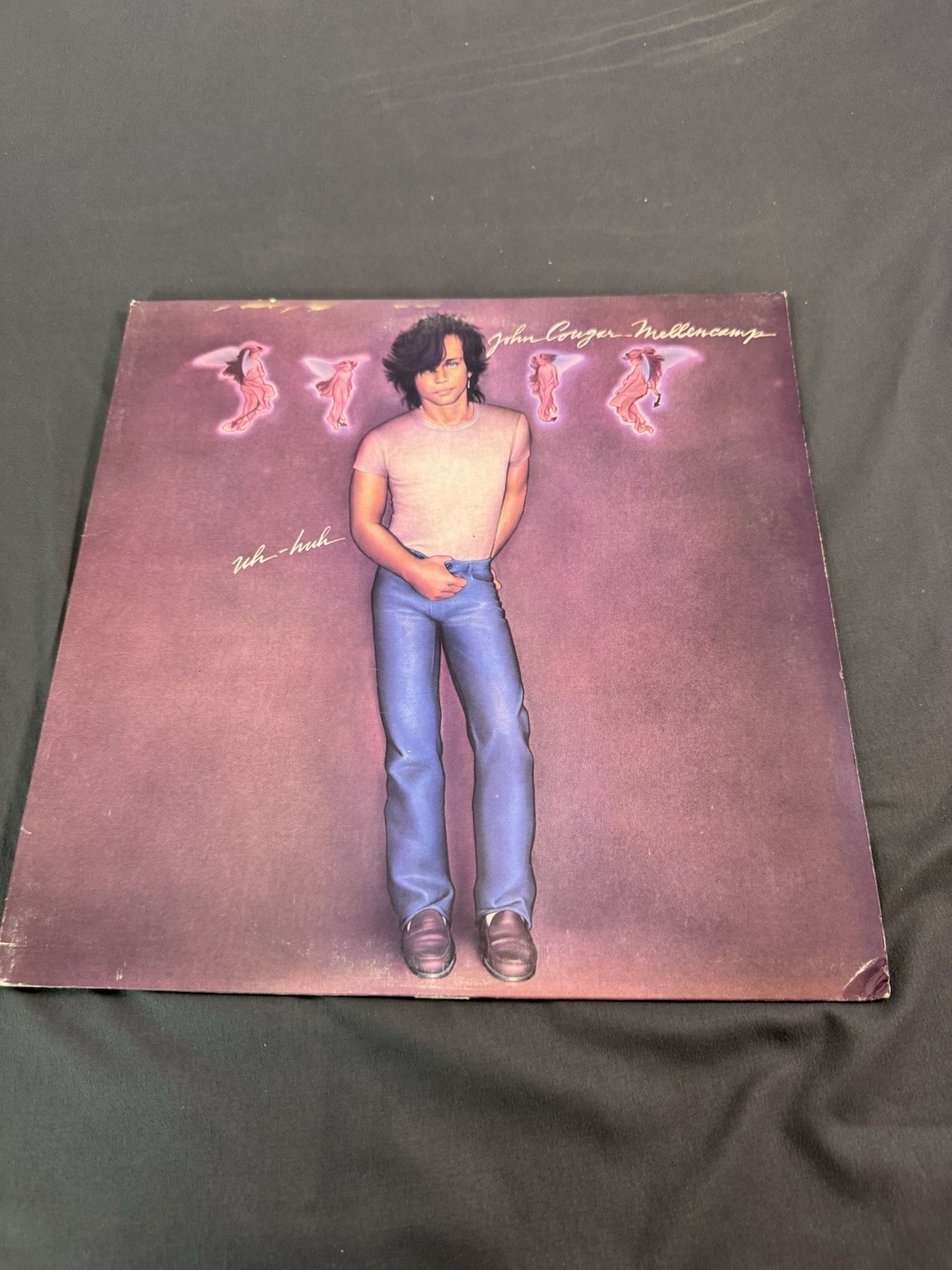 John Cougar Mellencamp Uh-Huh 1983 Vinyl LP Riva RVL 7504 Inner Sleeve