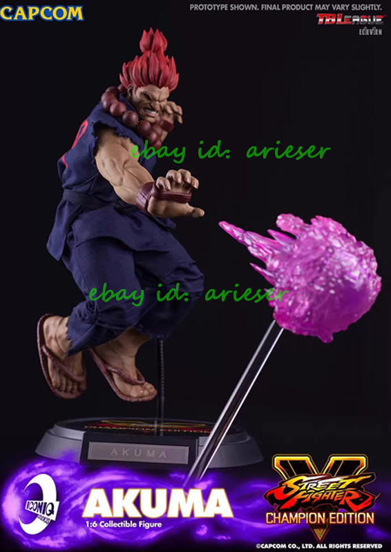 Iconiq Studio Capcom Sf Iqgs-05 1/6 Akuma edizione limitata action figure giocattolo nuovo