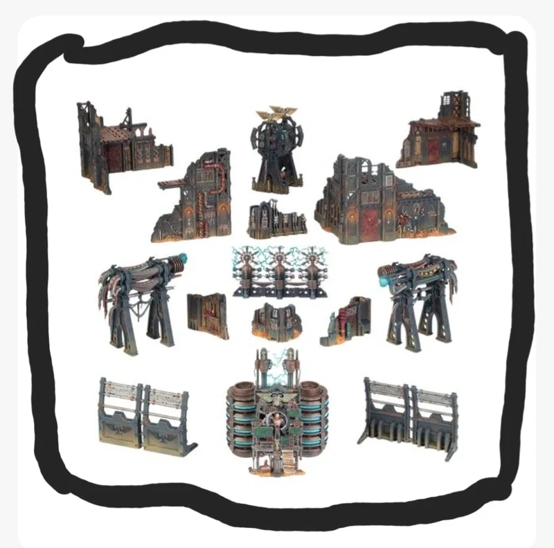 Warhammer 40k escenografia