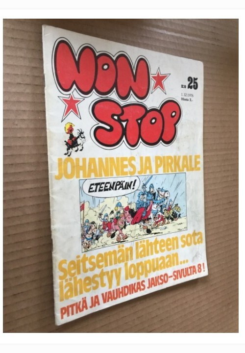 Johan e Peewit 1976 Finlandese Finlandia rivista fumetti + altri fumetti n. 25