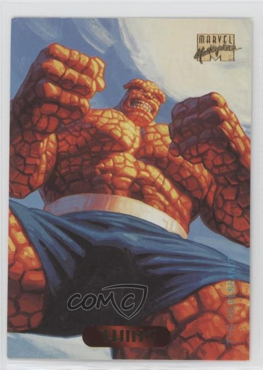 1994 Fleer Marvel Masterpieces Thing #123 05v0