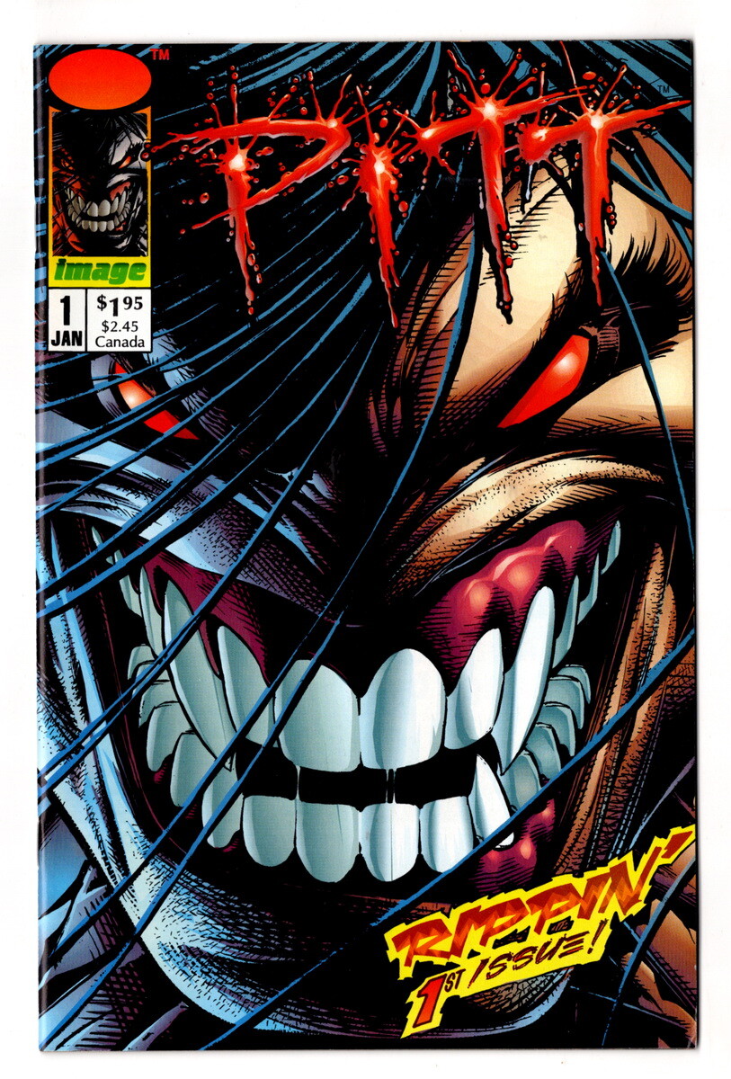 Pitt #1,  Vintage IMAGE Comic,  1993, VERY HIGH GRADE, 