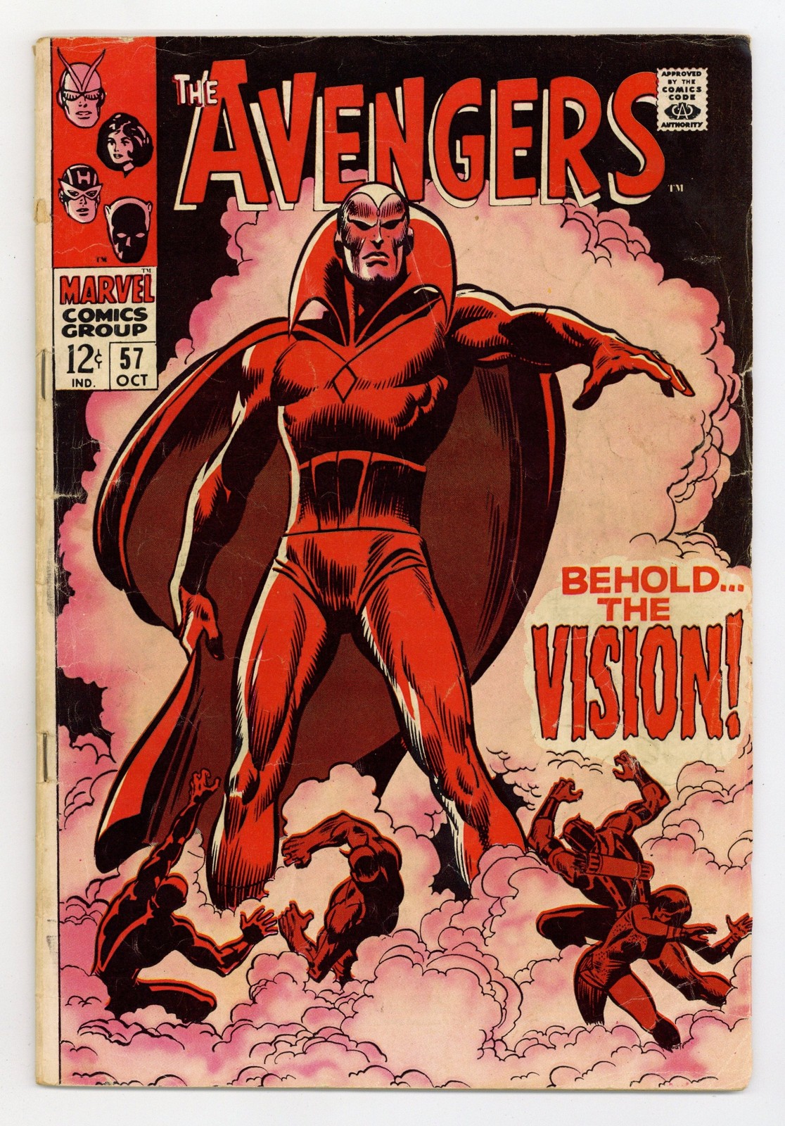 Avengers #57 GD 2.0 1968 1° App SA. Vision