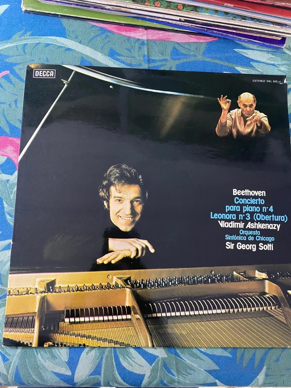 Beethoven – Ashkenazy / Solti – Piano Concerto No.4 – Decca SXL 6654 LP