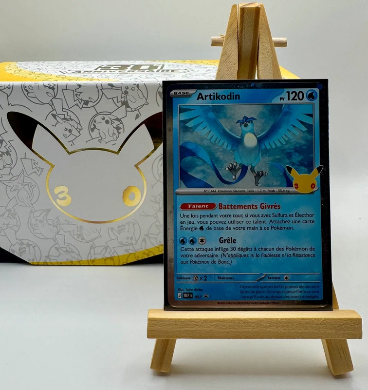 Carte Pokémon 30 ans Artikodin