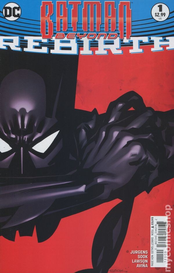 Batman Beyond Rebirth 1A Sook VF 2016 Stock Image