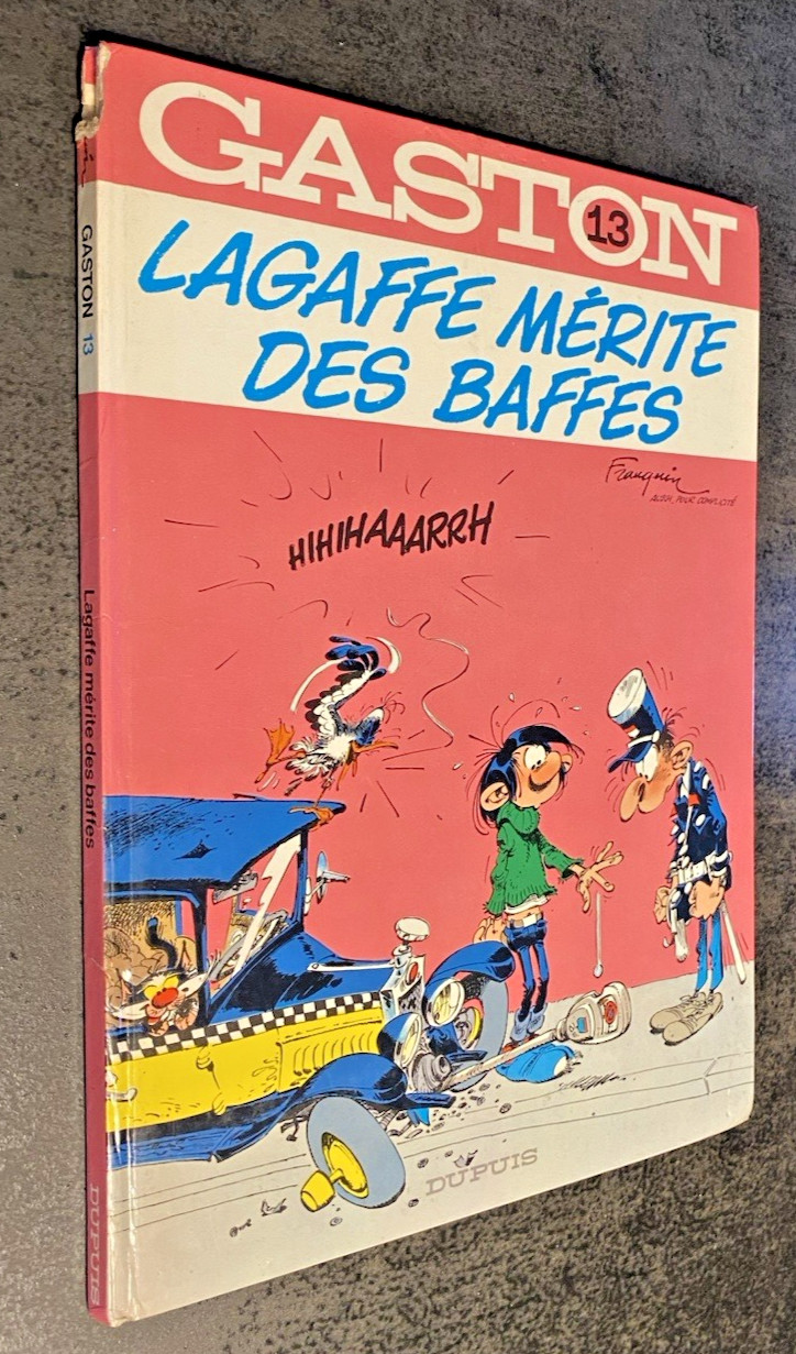 GASTON : Lagaffe Mérite des Baffes - N° 13  EO 1979  - Cote 30 € -  Très Correct