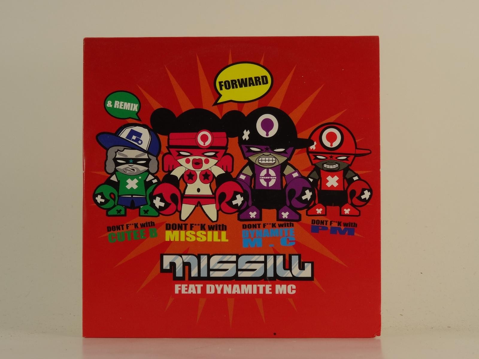 MISSILL FT DYNAMITE MC FORWARD (H1) 2 Track Promo CD Single plus Card Sleeve DMC