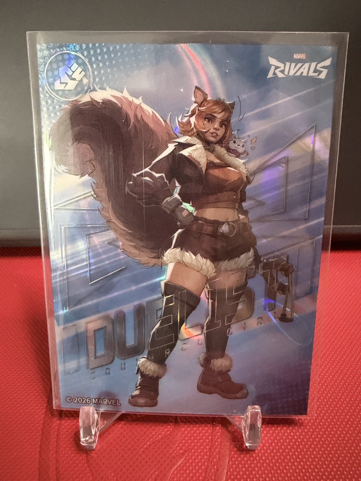 Squirrel Girl Blue 021/100 CARDFUN 2026 Marvel Rivals Eternal Glory #MR-CB-16