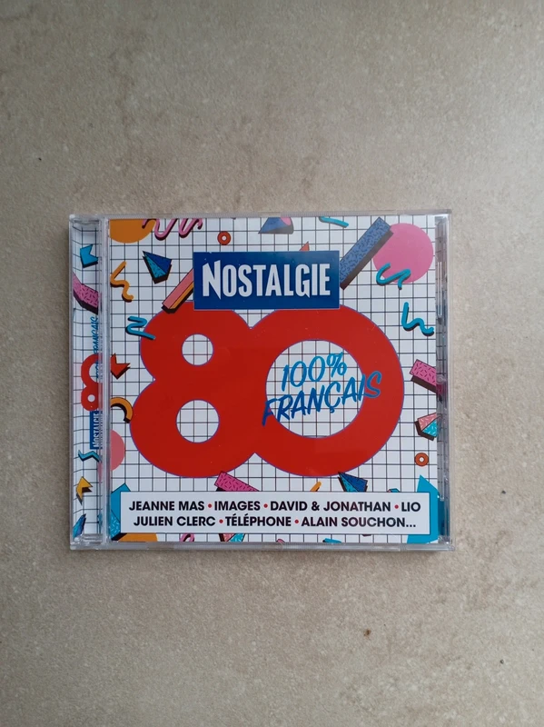 CD Compilation / Nostalgie 80 : 100% Français