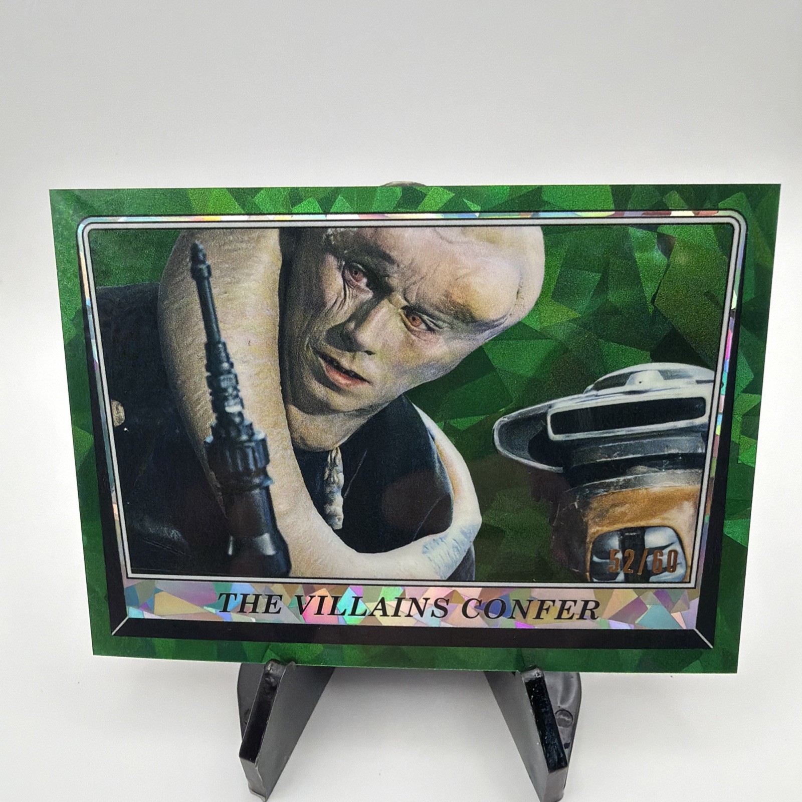 2023 Topps Chrome Sapphire Star Wars ROTJ #26 The Villains Confer Green /60