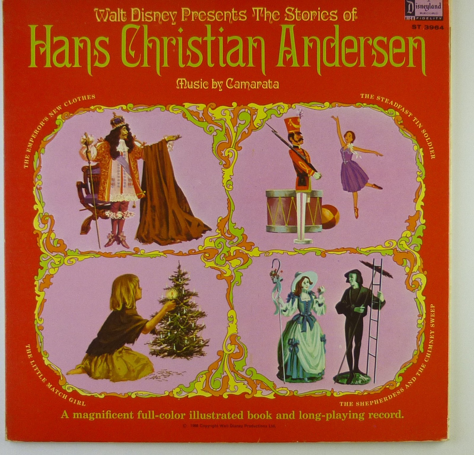 12" LP - Walt Disney - Hans Christian Andersen - K5846 - Lavato E Pulito