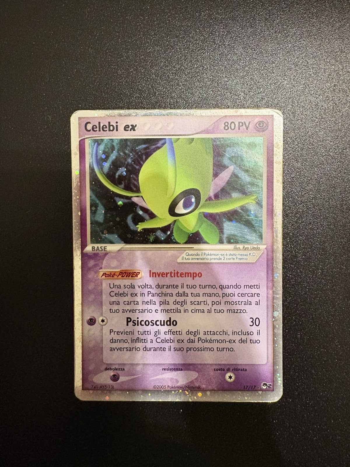Pokémon card Celebi EX Pop Series 2 17/17 Holo Ita Italiano