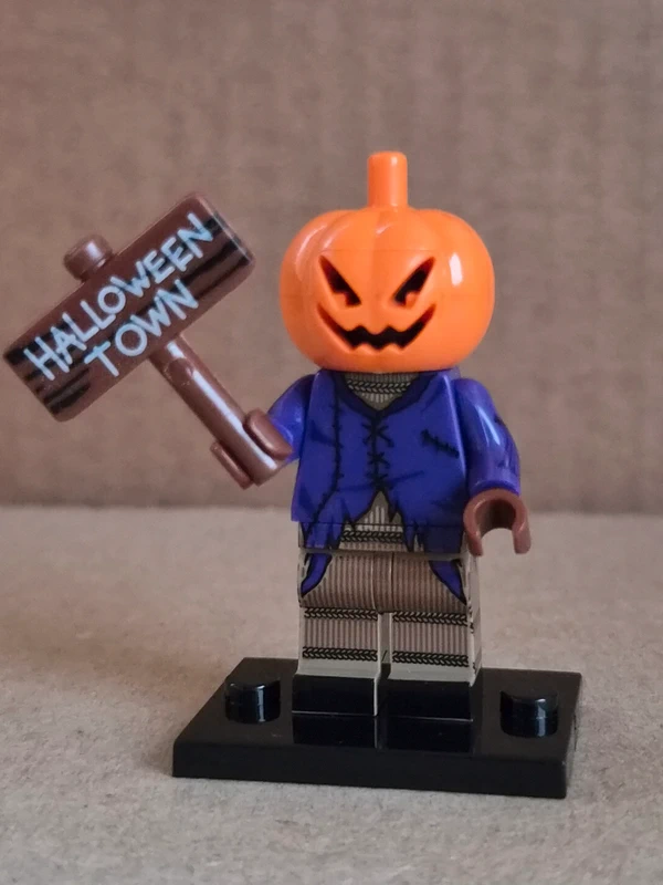 Halloween Jack Pumpkin king minifigure type Lego compatible