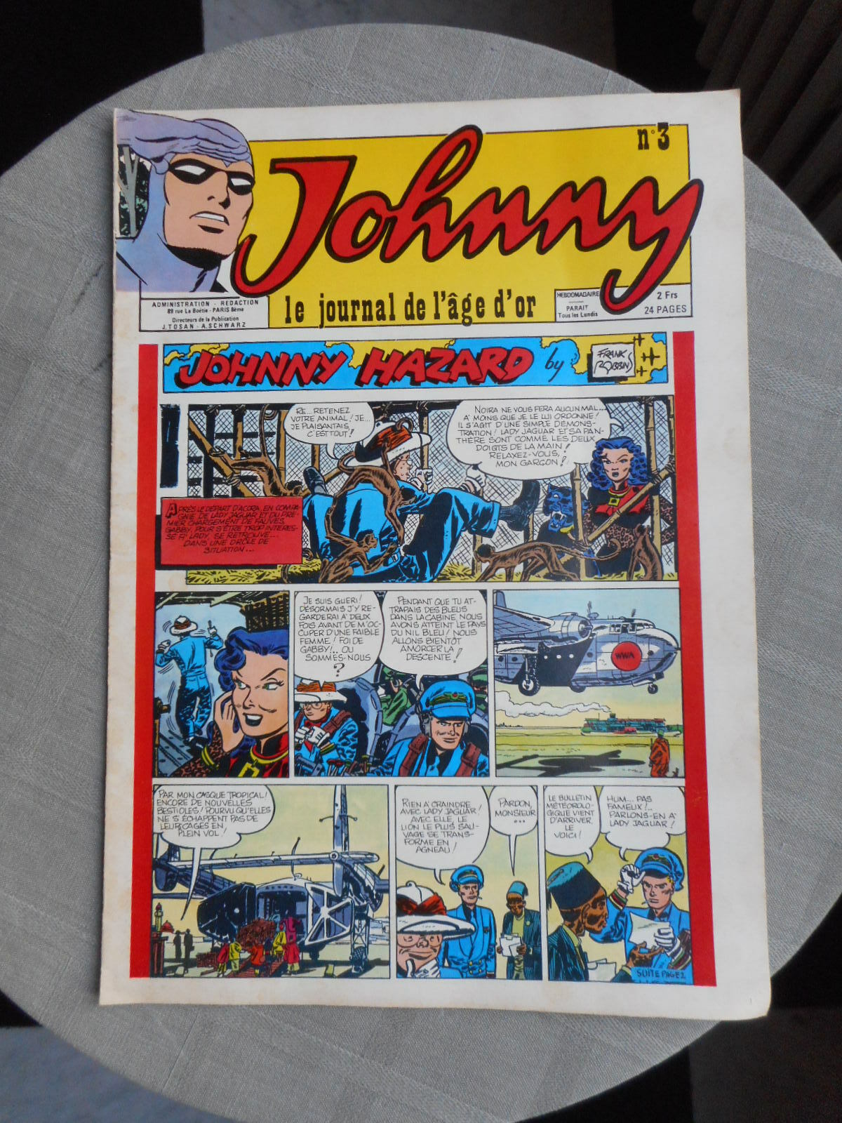 Johnny Il Giornale Dell'Età Dell'Oro N°3 1970 In Eccellenti Condizioni