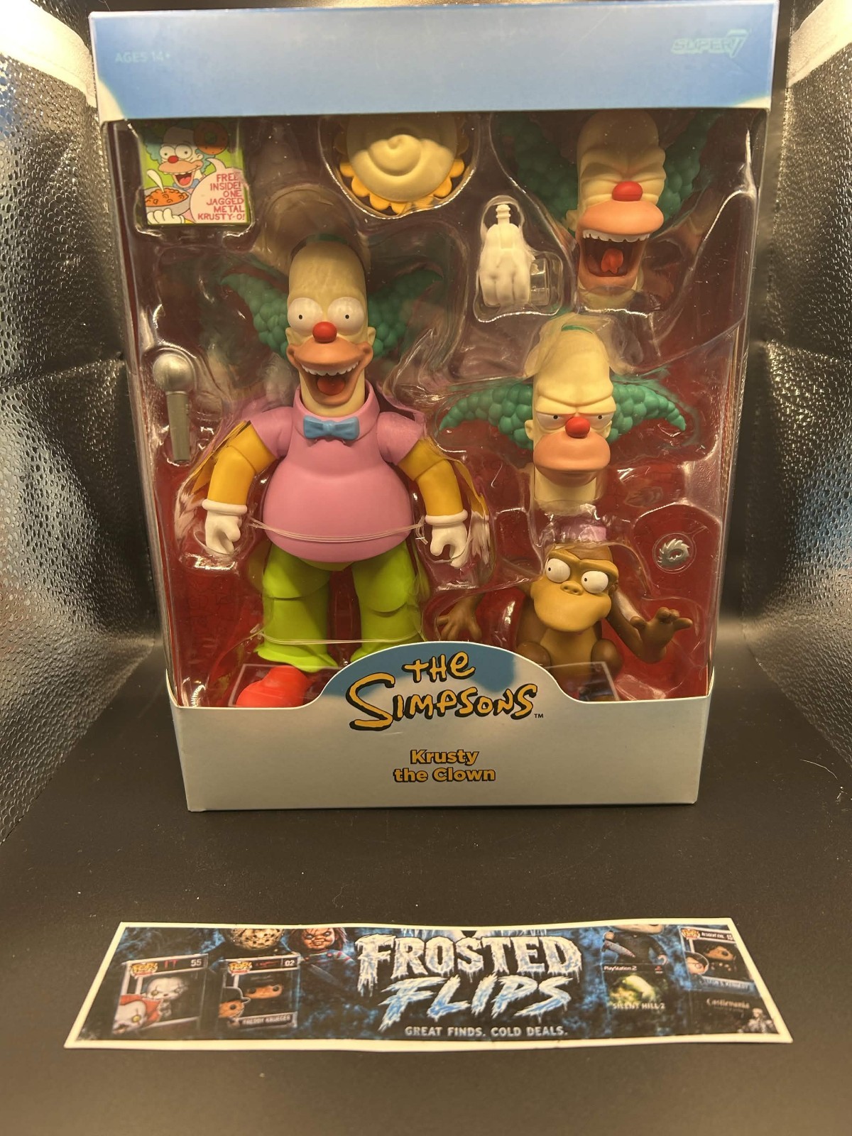 The Simpsons Krusty the Clown Super 7 Ultimate Action Figure - Brand New Sealed