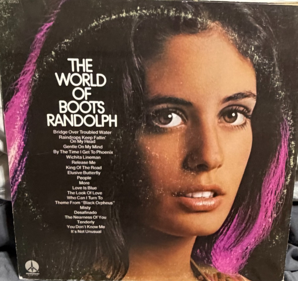 Boots Randolph The World Of 1971 Monument Records EX/EX/VG