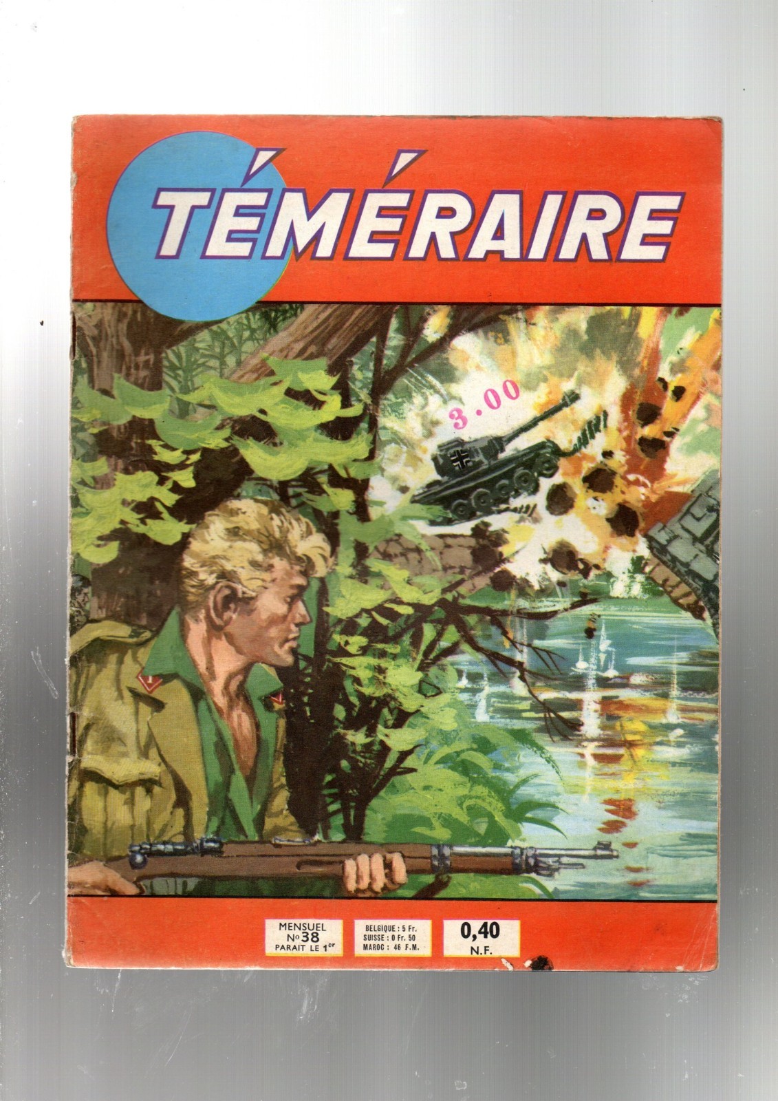 TEMERAIRE n°38. ARTIMA 1961. Récit complet en TBE