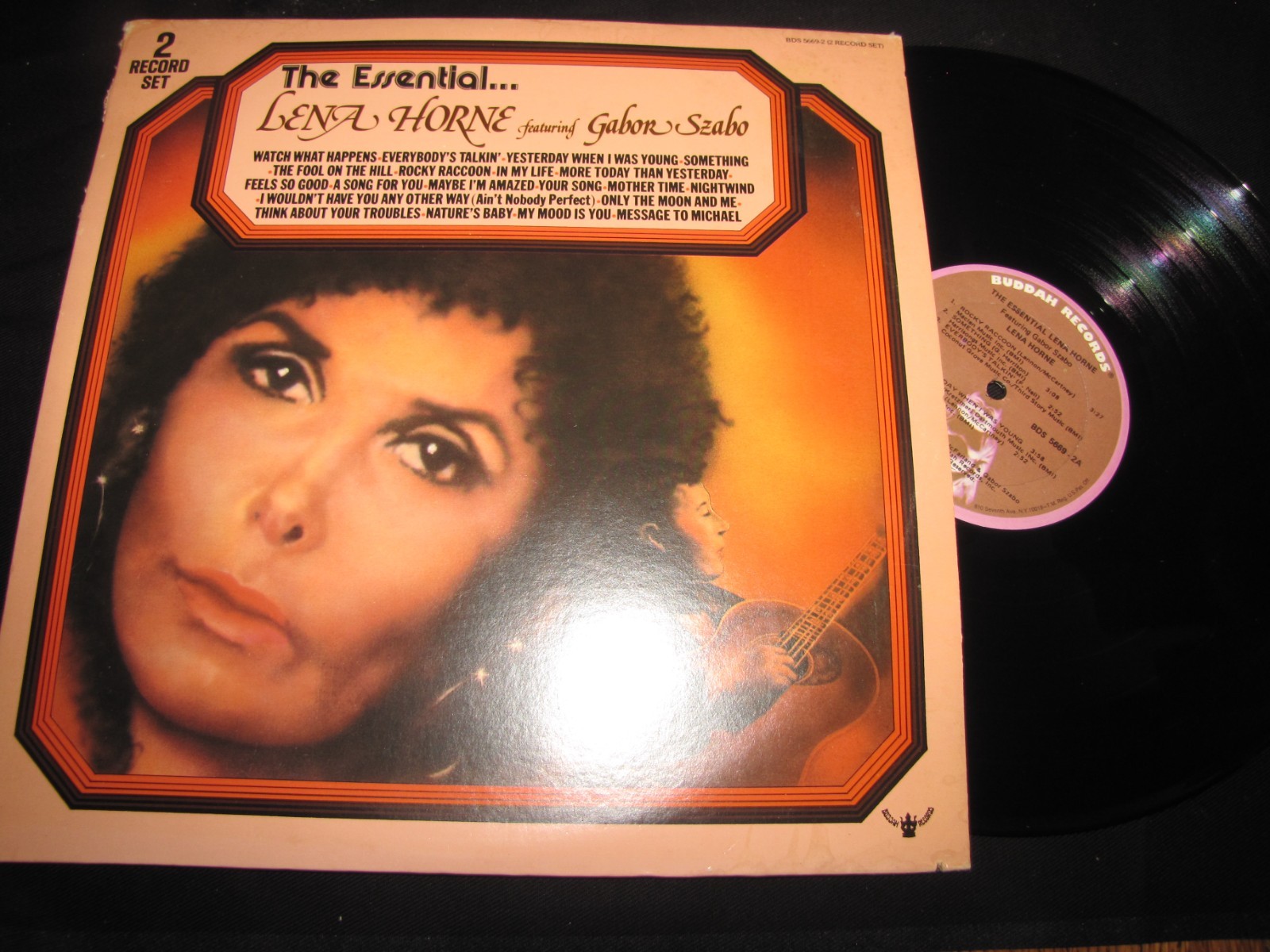 LENA HORNE - THE ESSENTIAL LENA HORNE FEATURING GABOR SZABO - BUDDAH 2X LP