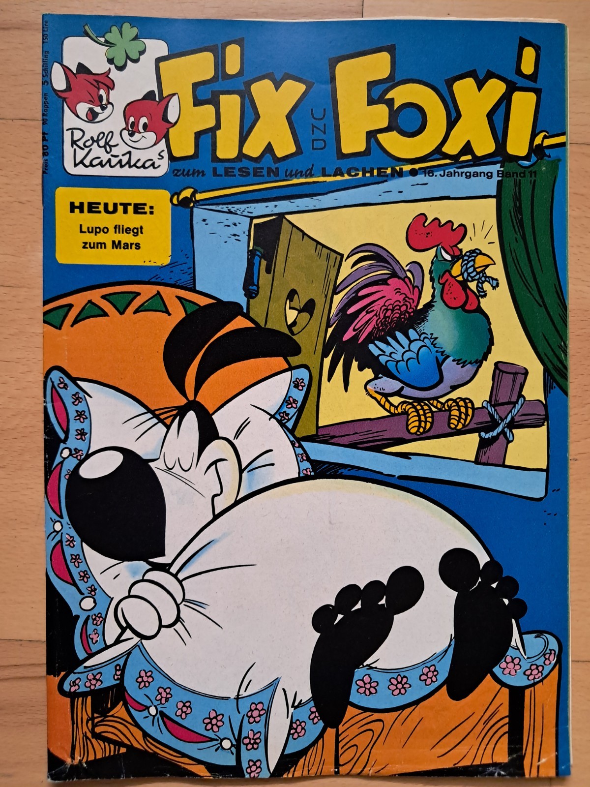 Fix + Foxi 16° anno n.11 del 1968 con scheda FF, pit & piccolo - TOP Z1