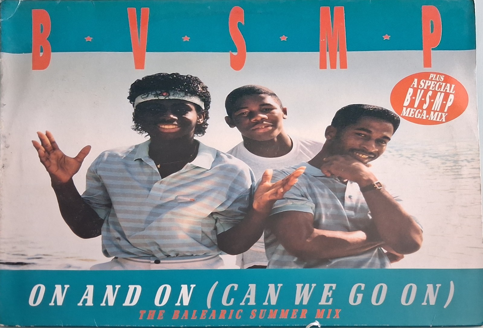 B.V.S.M.P. – On And On (Can We Go On) 12" - BCM Records - Hip Hop,Rap  - 1989