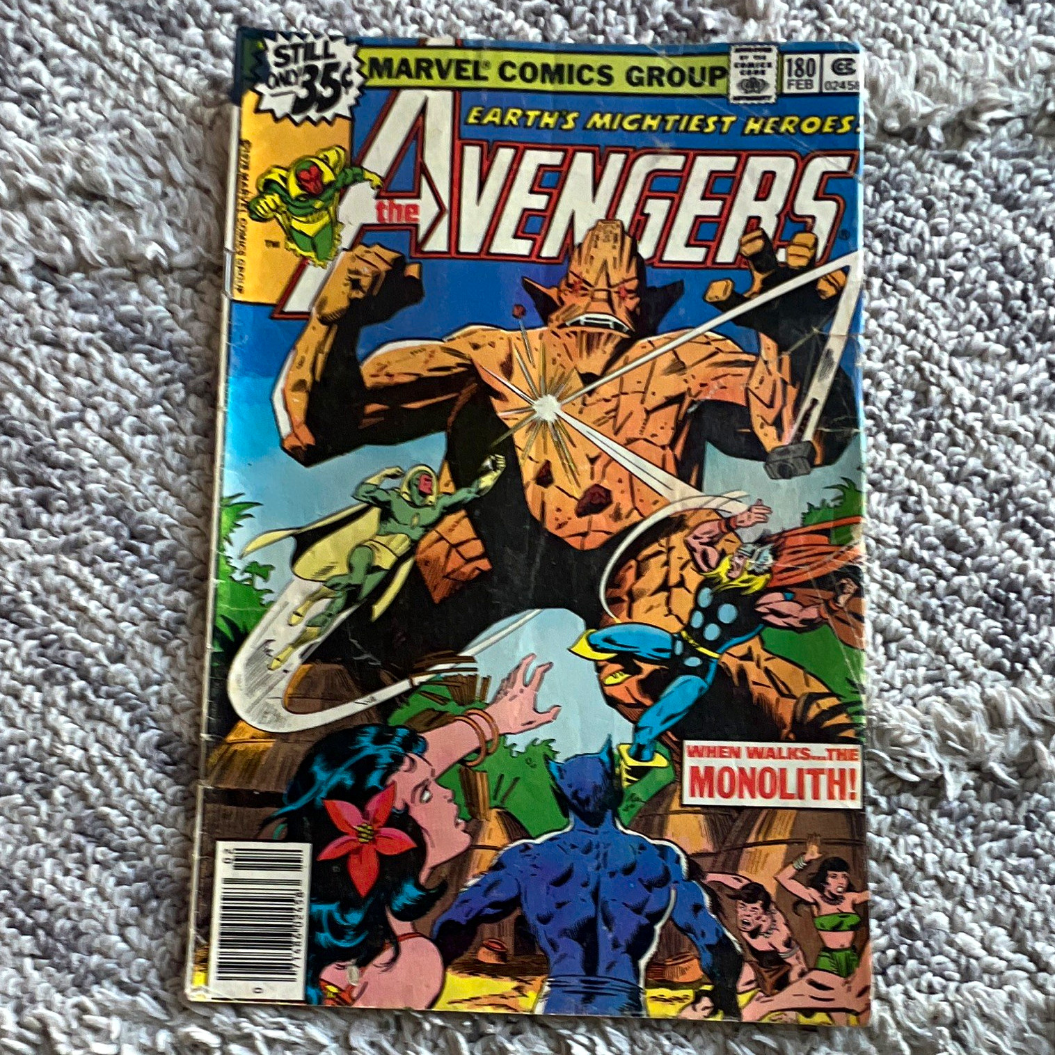 Marvel Comics I Vendicatori #180 (1978) Tom DeFalco Età del Bronzo Edizione Singola