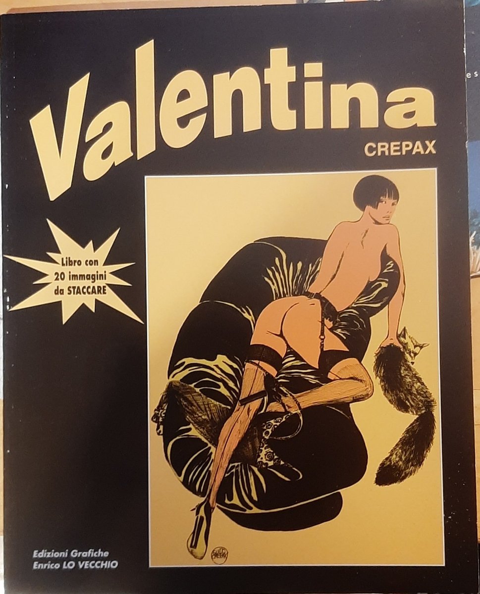Valentina - Crepax - Libro con 20 immagini da staccare - Libro stacca-attacca