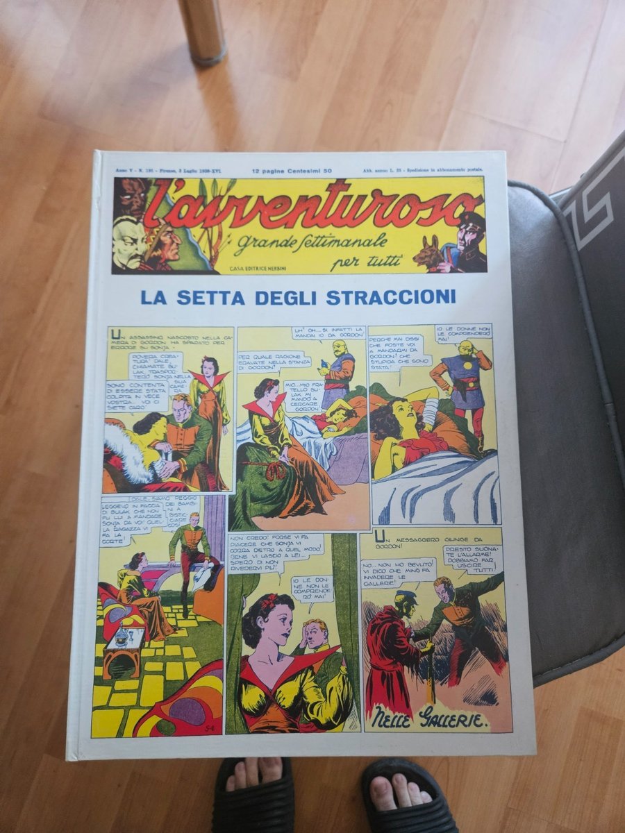 L'AVVENTUROSO GIGANTE CARTONATO LA SETTA DEGLI STRACCIONI ANNO V 393