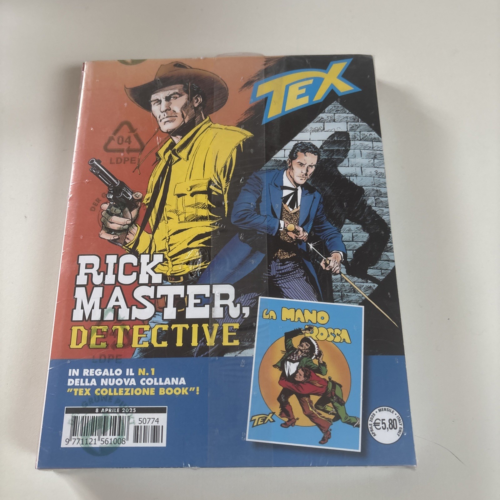 TEX 774 RICK MASTER  + TEX COLLEZIONE BOOK N 1 - 2025 PERFETTO BLISTERATO
