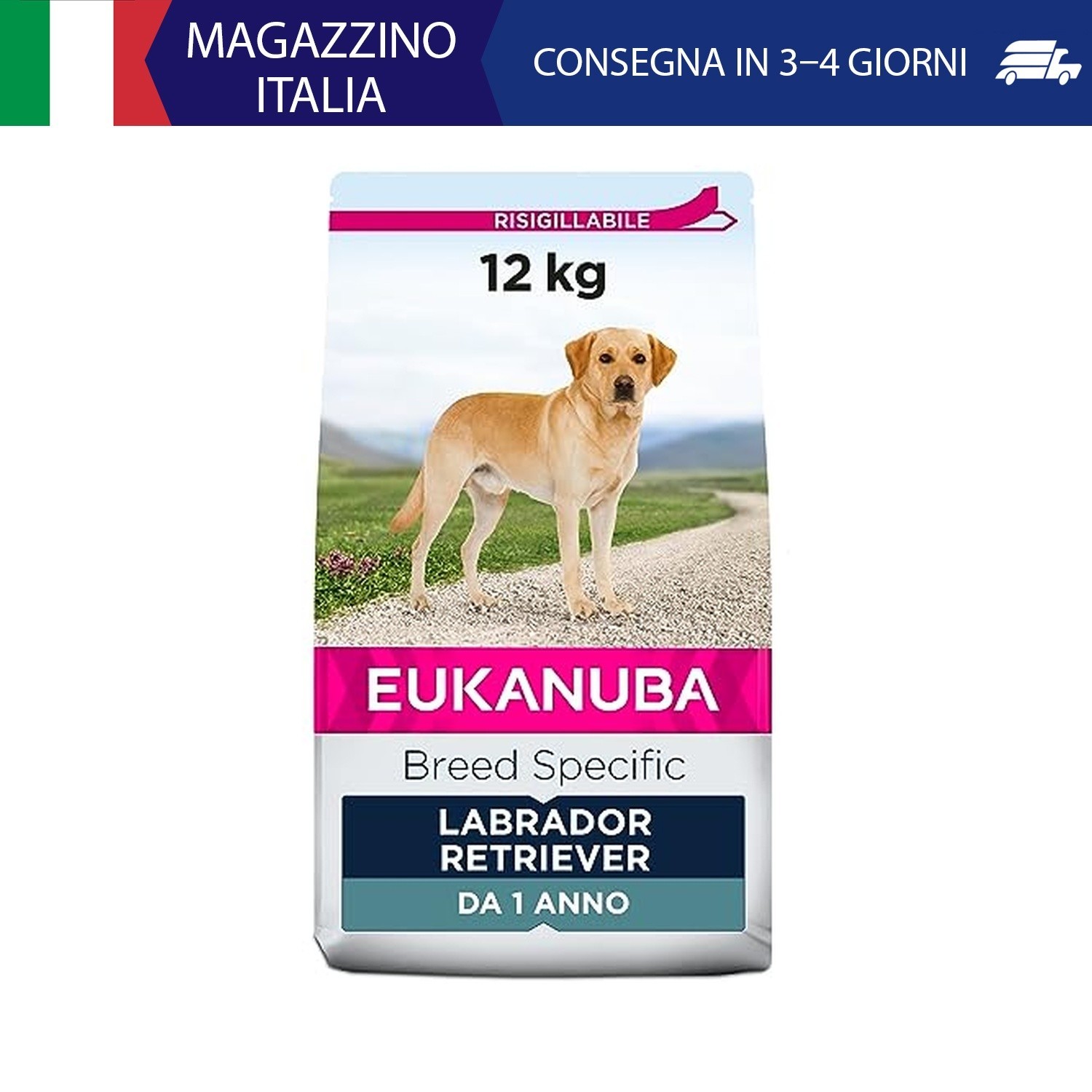 Eukanuba Breed Specific Alimento Secco per Labrador Retriever Adulti, Cibo per C