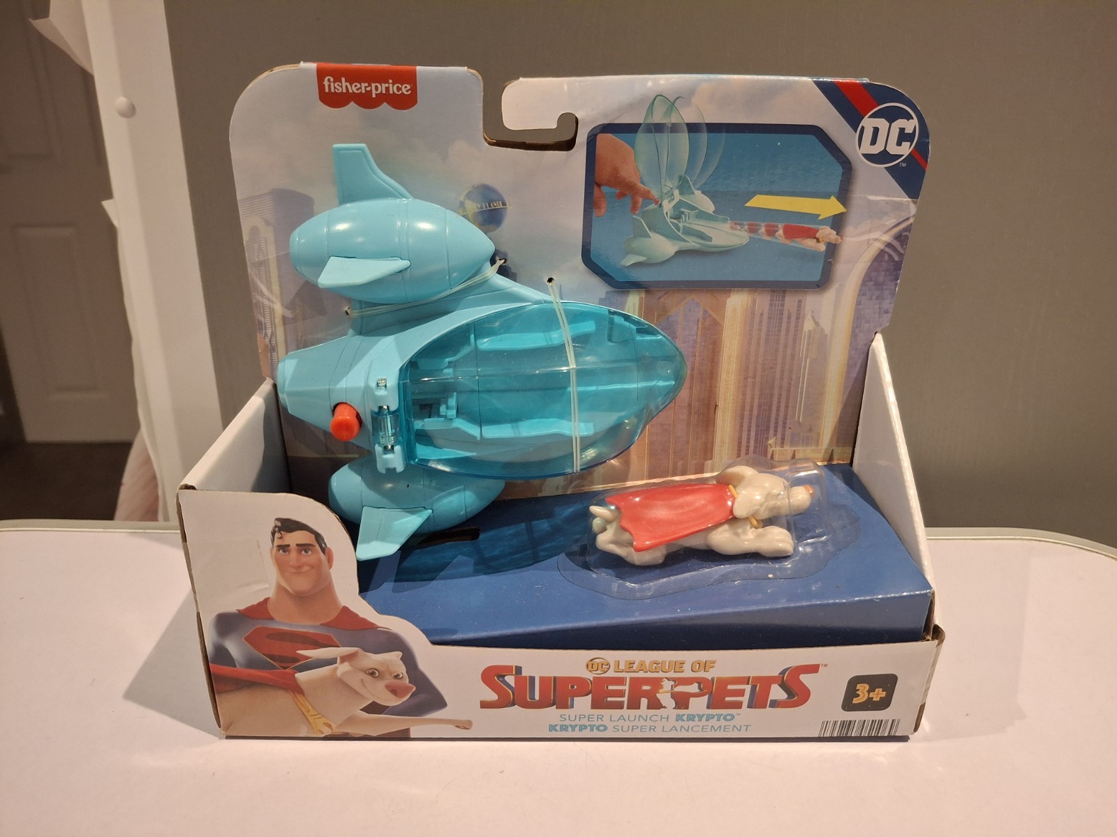 Fisher-Price DC League of Super Pets Super Lancio Cripto e Jet Invisibile