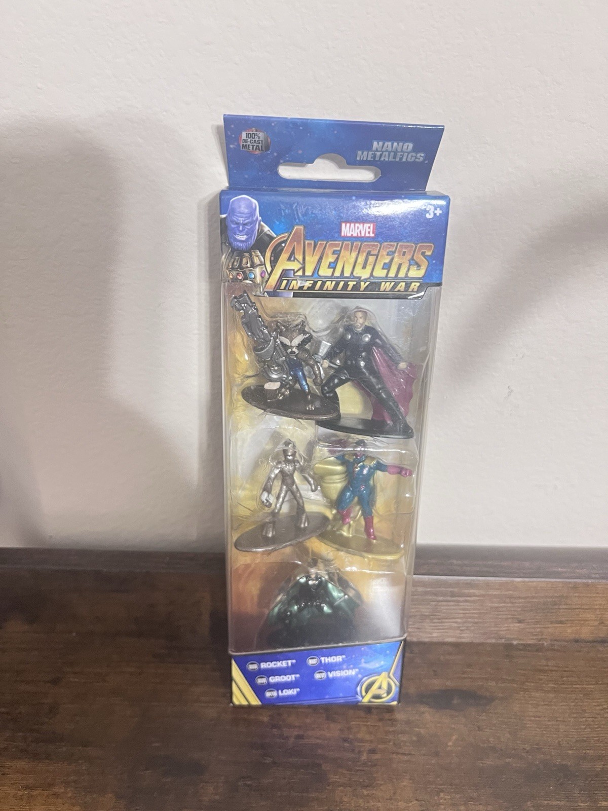 Jada Nano Metalfigs Avengers Infinity War confezione da 5 Thor Rocket Groot Loki